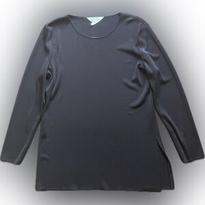 Misook Black Knit Top